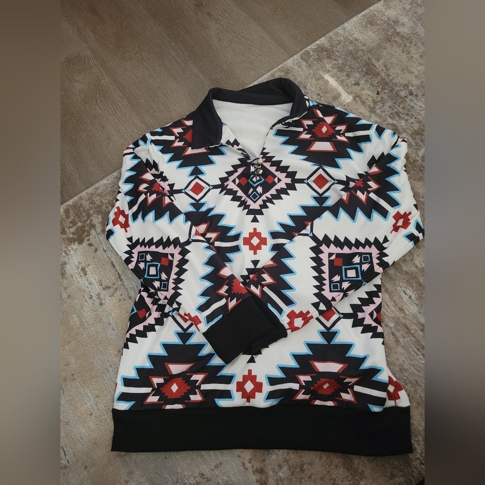 Shein Western Style Sweatshirt